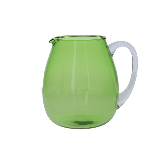 Brocca in acrilico color lime, per alimenti, lavabile in lavastoviglie. Capacità: lt. 2,5 Dimensioni: ø 20 x h 20 cm. In negozio e online su tuttochic.live