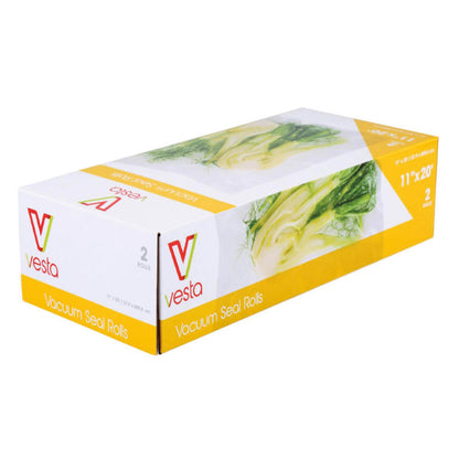 Rotoli per la conservazione di alimenti per sigillatori di vuoto, ideali per creare sacchetti della dimensione desiderata. In negozio e online su tuttochic.live