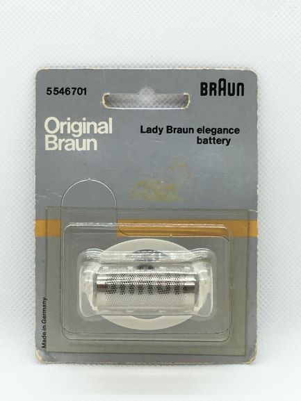 Lamina di ricambio 5546701 per rasoi Braun Lady. Adatta ai seguenti modelli: Lady Braun Elegance battery. In negozio e online su tuttochic.live