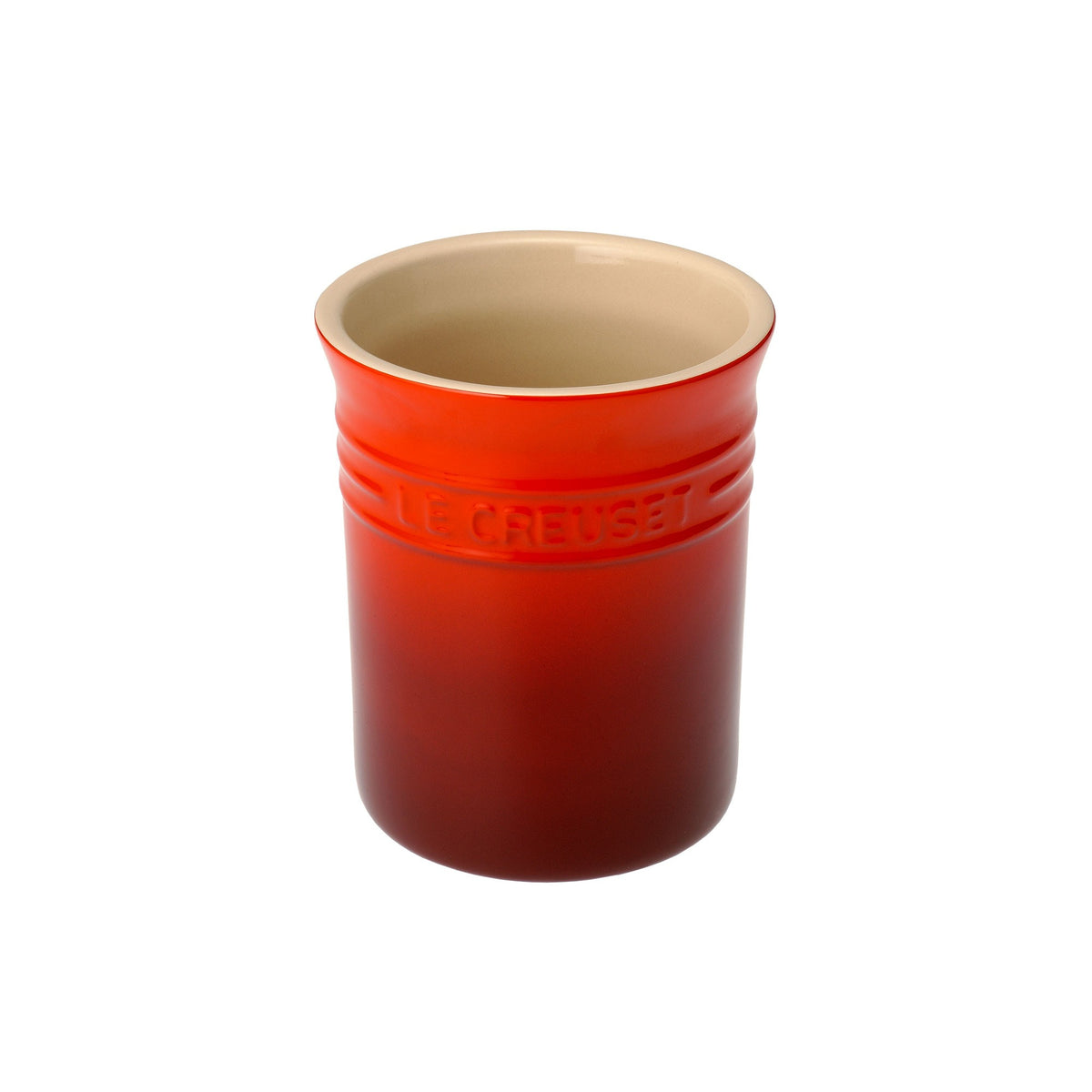 Il contenitore per spatole in ceramica di gres può contenere fino a 20 utensili da cucina Le Creuset (spatole, pennelli, cucchiai...). In negozio e online su tuttochic.live
