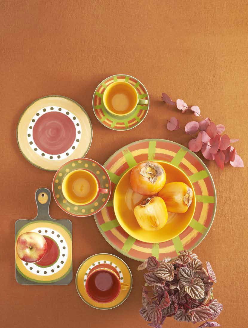 Set di 6 ciotole in porcellana decorata. Dimensioni: singola ciotola diametro cm 9,5 x 5 h. Cottage è una collezione perfetta per la stagione autunnale. Il trattamento pittorico e i colori caldi della terra rimandano alle campagne tipiche del mediterraneo. lavastoviglie e microonde. In negozio e online su tuttochic.live