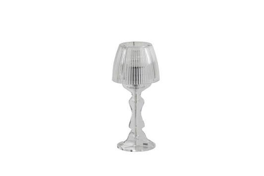 LADY Lampada con struttura in cristallo acrilico trasparente Vesta Home. In negozio e online su tuttochic.live