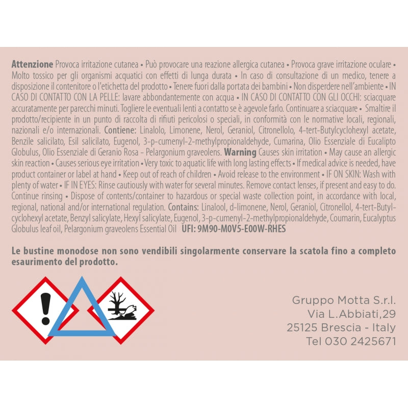 SEMI NATURALI PROFUMATI Usando l’aspirapolvere potrai profumare piacevolmente i tuoi ambienti.  SEMI NATURALI • SENZA SILICONI• SENZA PARABENILA CONFEZIONE CONTIENE 5 BUSTINE Fragranza Lino e Cotone Fragranza intensa, semplice e raffinata ispirata al profumo di pulito. In negozio e online su tuttochic.live