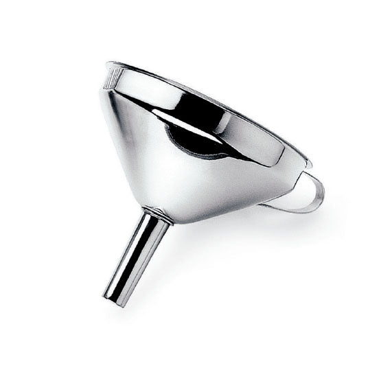 Imbuto in acciaio inox cm. 12. Professionali, maneggevoli e pratici, un aiuto ideale in cucina, sono adatti per la preparazione di tutte le ricette. In negozio e online su tuttochic.live