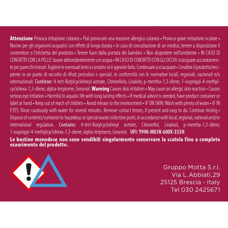 SEMI NATURALI PROFUMATI Usando l’aspirapolvere potrai profumare piacevolmente i tuoi ambienti. • SEMI NATURALI • SENZA SILICONI• SENZA PARABENI. 5 BUSTINE fragranza MELOGRANO L’intenso profumo dell’arancio si alterna alla delicata fragranza di pesca ed al fresco sentore del melone. In negozio e online su tuttochic.live 