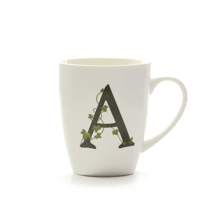 Mug in porcellana cc. 380 con iniziale linea A Tu Per Tu La Porcellana Bianca