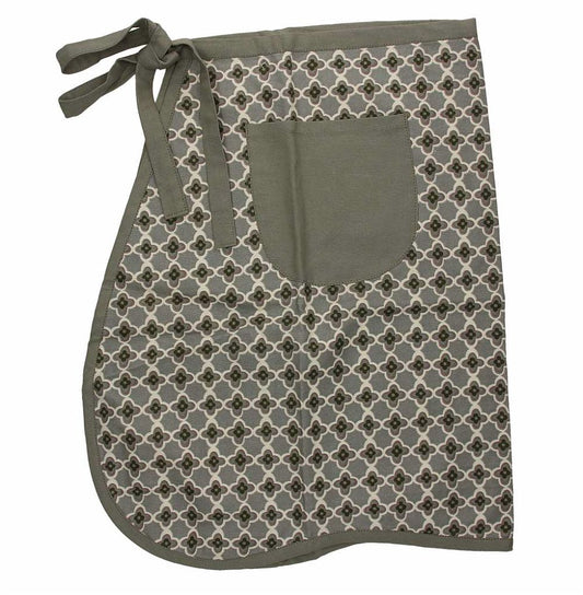 Grembiule vita con tasca laterale in puro cotone, resistente e facile da lavare, misura 83 x 53 cm. In negozio e online su tuttochic.live