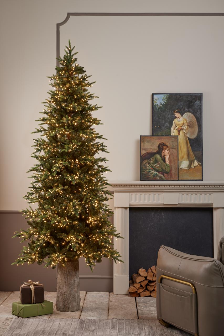 Albero di Natale EDG Luxury New Slim 210 cm con 3000 LED 
